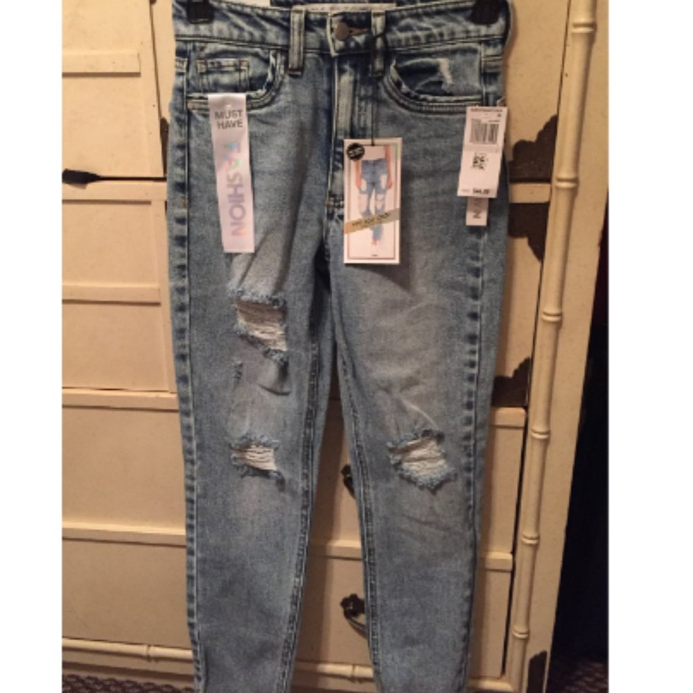 vintage wash jeans